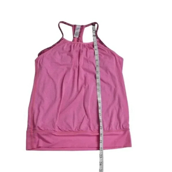 Ivivva Lululemon Double Dutch  Tank Top Pink Athletic Shelf Bra Size 12 - Picture 5 of 11